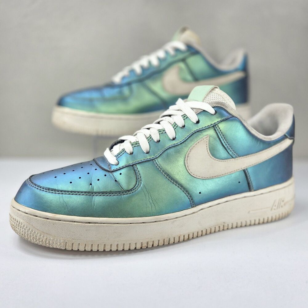 Nike Air Force 1 ’07 LV8 Fresh Mint Iridescent Men’s 10.5 823511-301